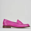 Mocassino tacco 1 cm rosa pelle