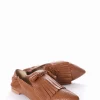 Mocassino tacco 1 cm testa