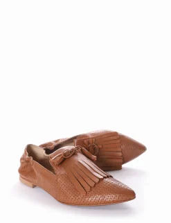 Mocassino tacco 1 cm testa