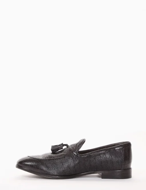 mocassino tacco 2 cm testa