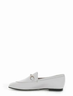 Mocassino tacco 1cm bianco