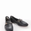 Mocassino tacco 1cm blu