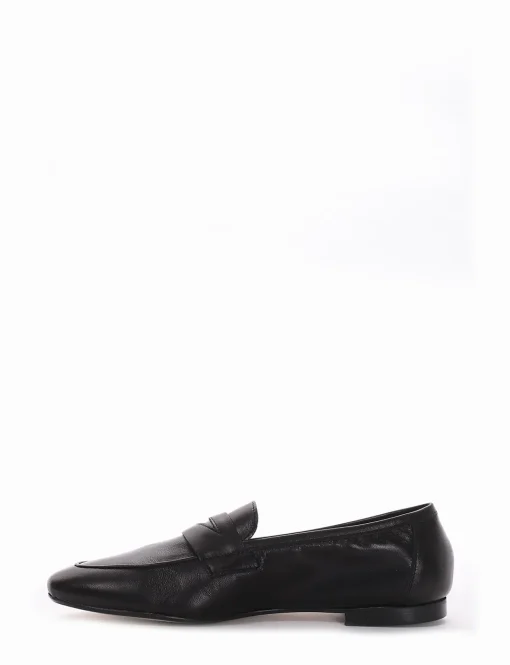 Mocassino tacco 1cm blu