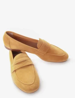 Mocassino tacco 1cm giallo