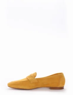 Mocassino tacco 1cm giallo