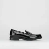 Mocassino tacco 2cm nero