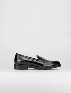Mocassino tacco 2cm nero