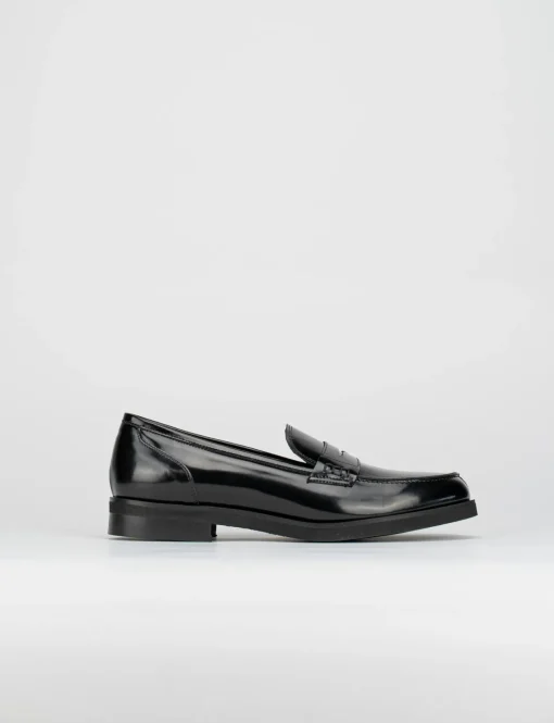 Mocassino tacco 2cm nero