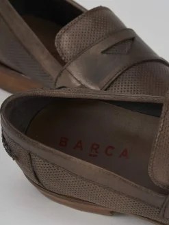 Mocassino testa pelle