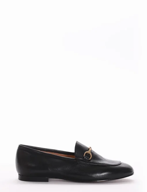 mocassiono tacco 1 cm nero