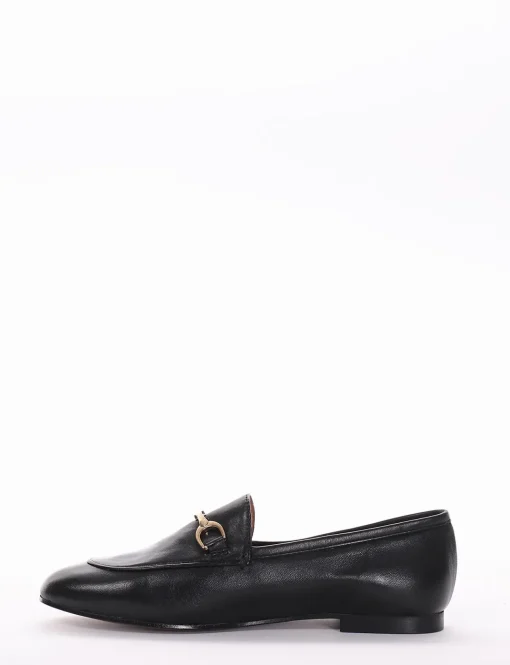 mocassiono tacco 1 cm nero