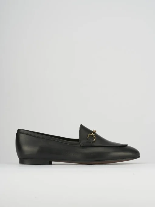 mocassiono tacco 1 cm nero