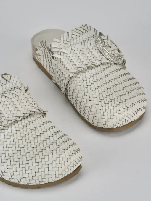 Sabot pelle beige