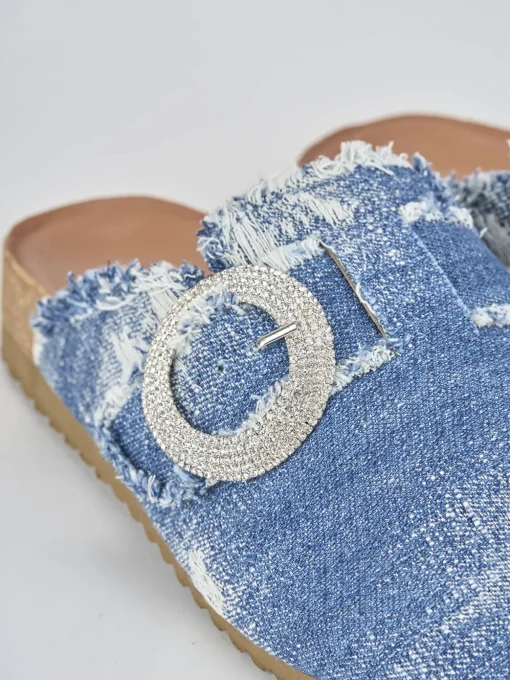 Sabot pelle jeans
