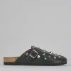 Sabot pelle nero