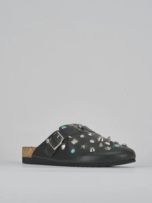 Sabot pelle nero