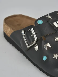 Sabot pelle nero