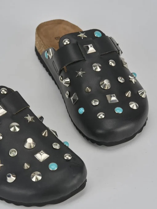 Sabot pelle nero