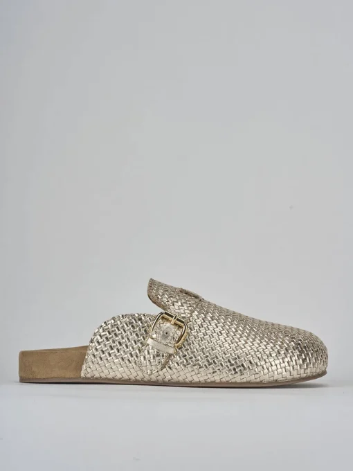Sabot pelle oro