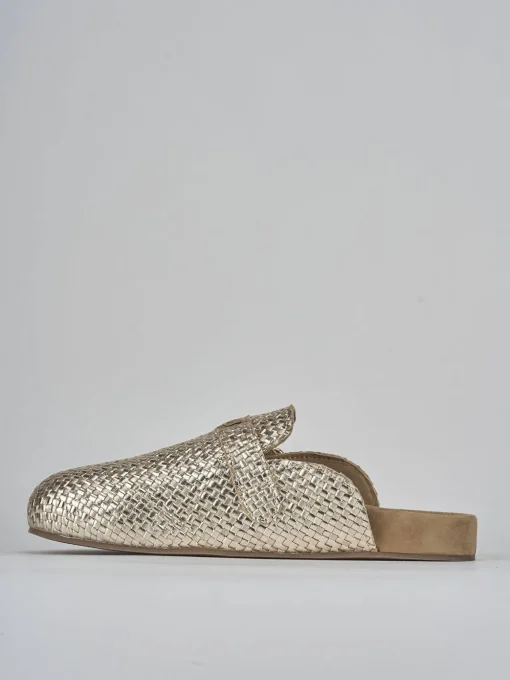 Sabot pelle oro