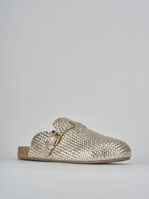 Sabot pelle oro