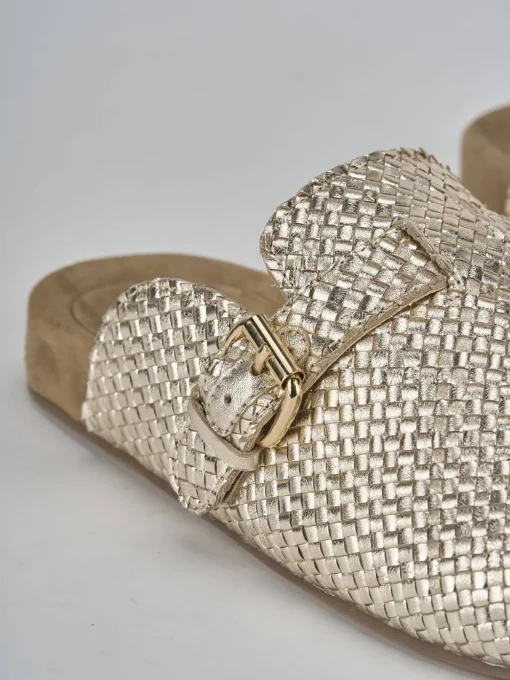 Sabot pelle oro