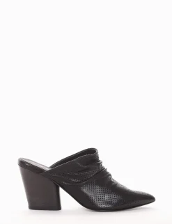 sabot tacco 8 cm nero