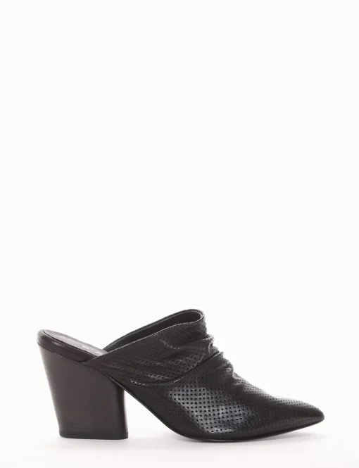 sabot tacco 8 cm nero