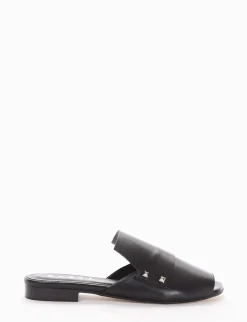 sabot tacco 1 cm nero