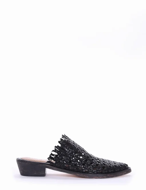 sabot tacco 3 cm nero