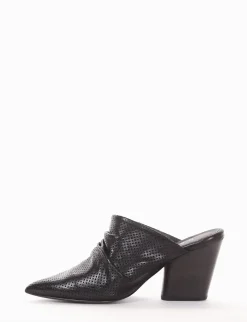 sabot tacco 8 cm nero