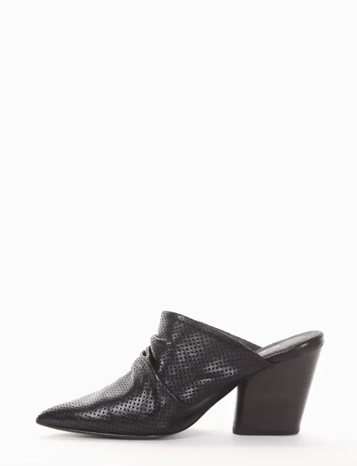 sabot tacco 8 cm nero
