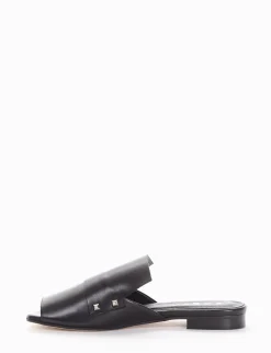 sabot tacco 1 cm nero