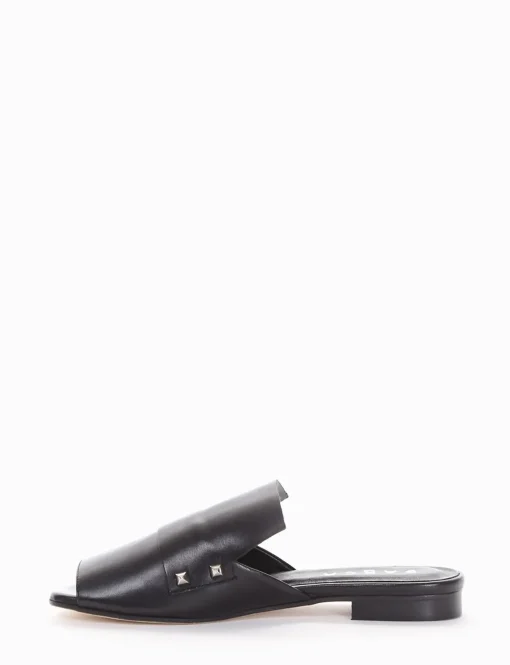 sabot tacco 1 cm nero