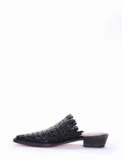 sabot tacco 3 cm nero