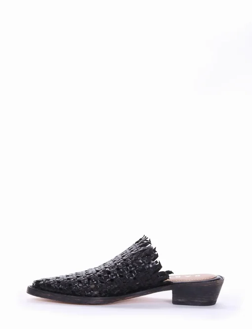 sabot tacco 3 cm nero