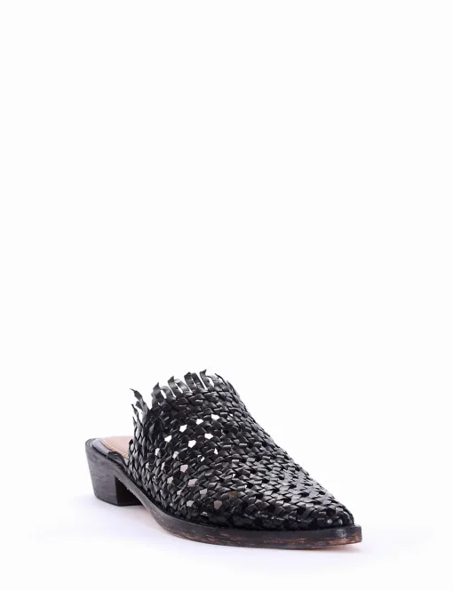sabot tacco 3 cm nero