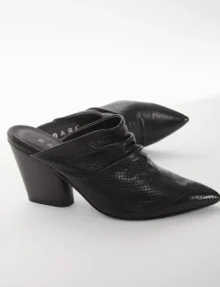 sabot tacco 8 cm nero