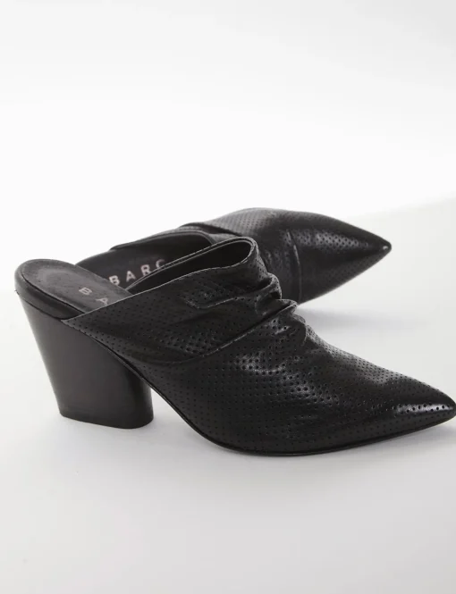sabot tacco 8 cm nero
