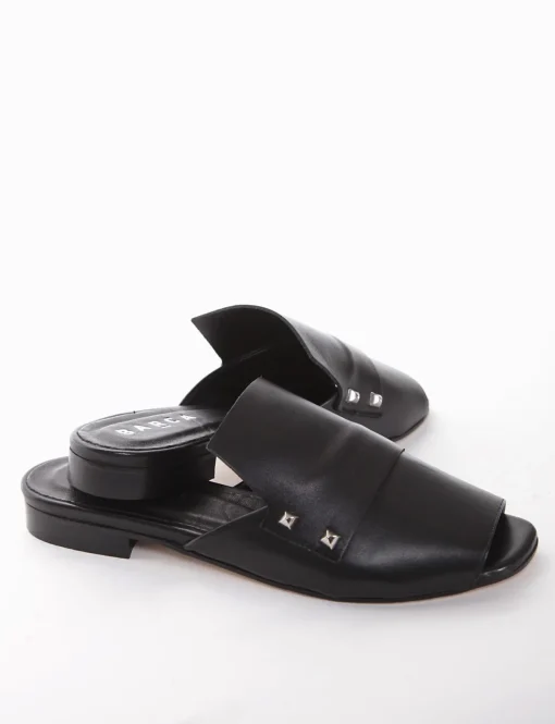 sabot tacco 1 cm nero