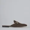 Sabot tacco 1cm camoscio testa
