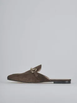 Sabot tacco 1cm camoscio testa