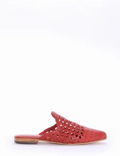 Sabot tacco 1cm corallo