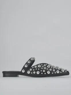 Sabot tacco 1cm pelle nero