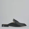 Sabot tacco 2cm pelle nero