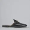 Sabot tacco 1cm pelle nero