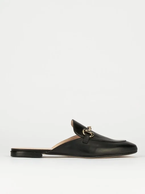 Sabot tacco 1cm pelle nero