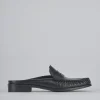 Sabot tacco 1cm pelle nero
