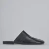 Sabot tacco 1cm pelle nero