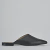 Sabot tacco 1cm pelle nero